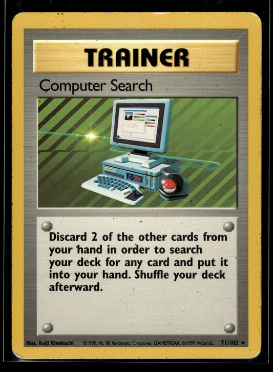 Computer Search #071/102 Base Set MP
