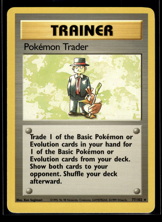 Pokemon Trader #077/102 Base Set LP