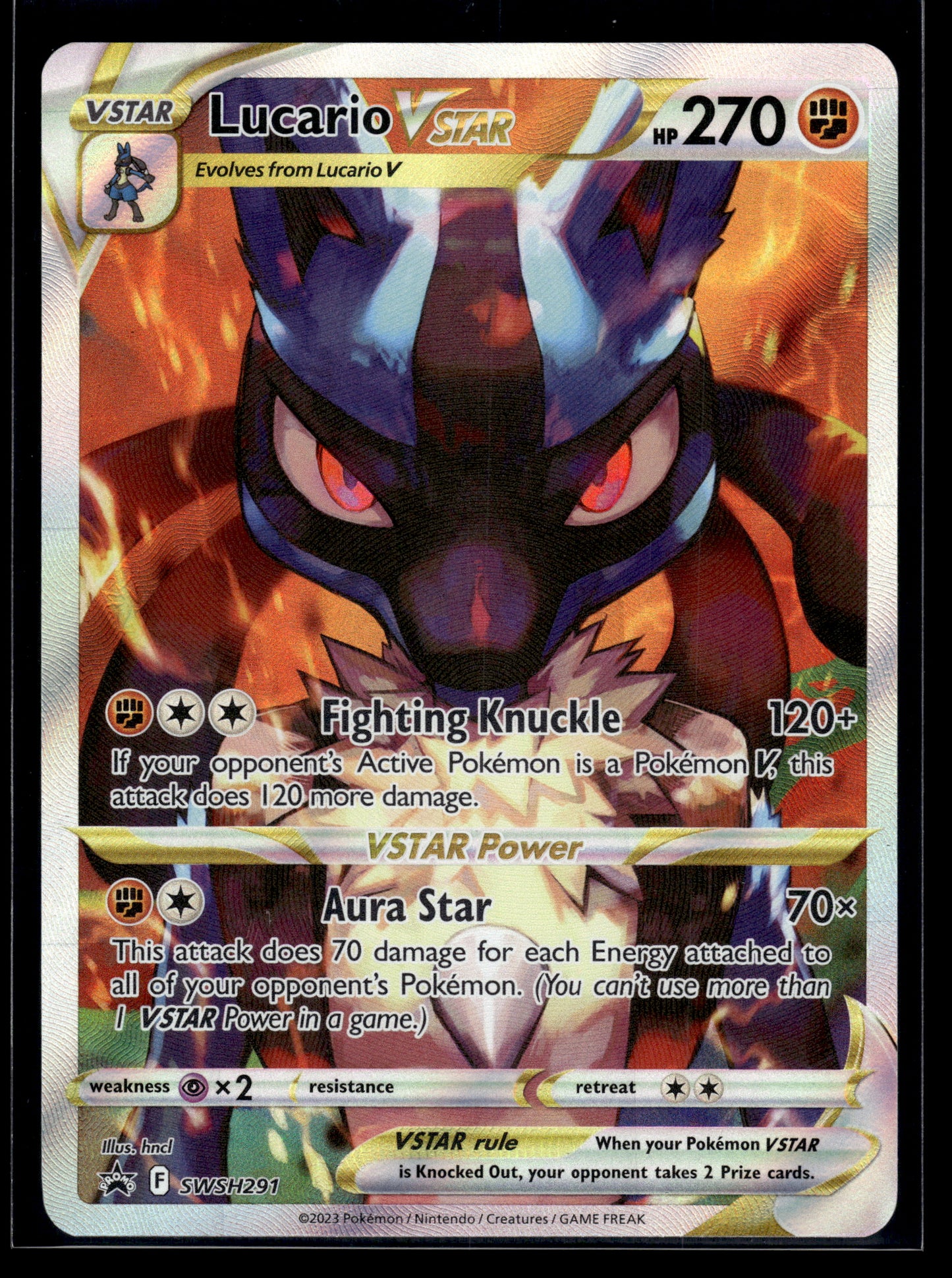 Lucario VSTAR #SWSH291 Sword & Shield Promo Cards VLP