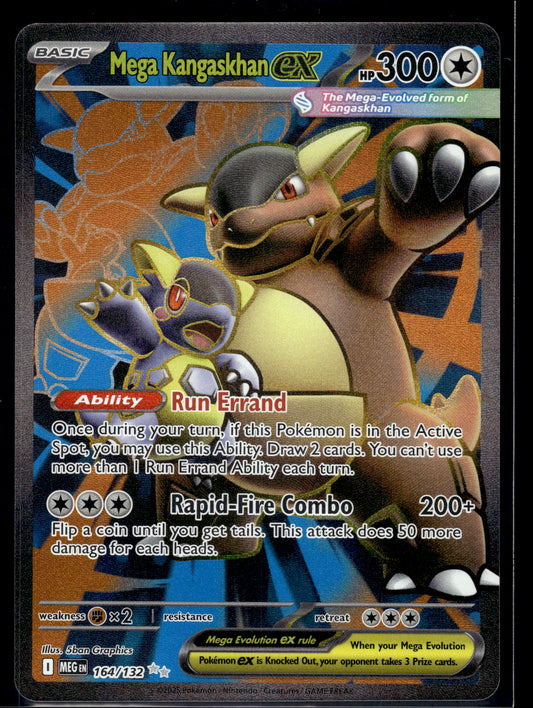 Mega Kangaskhan ex #164/132 Mega Evolution NM