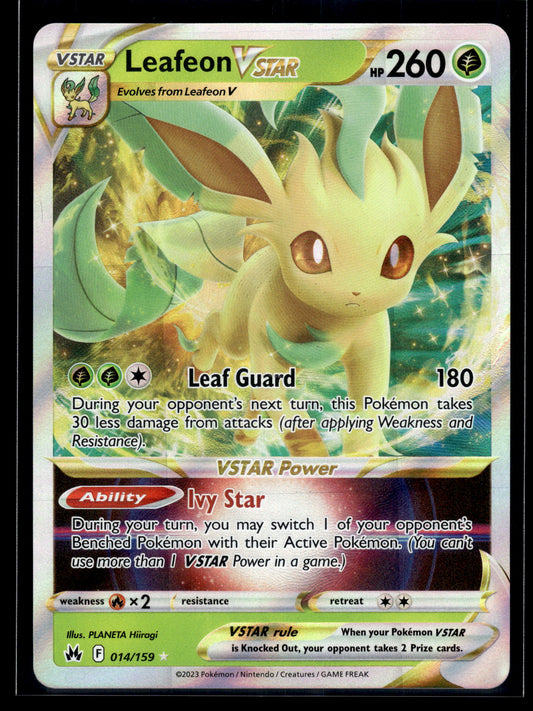 Leafeon VSTAR #014/159 Crown Zenith VLP