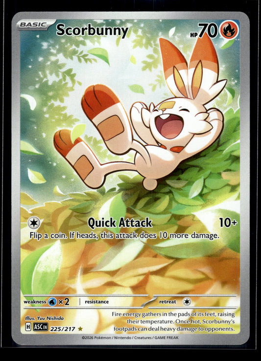Scorbunny #225/217 Ascended Heroes VLP