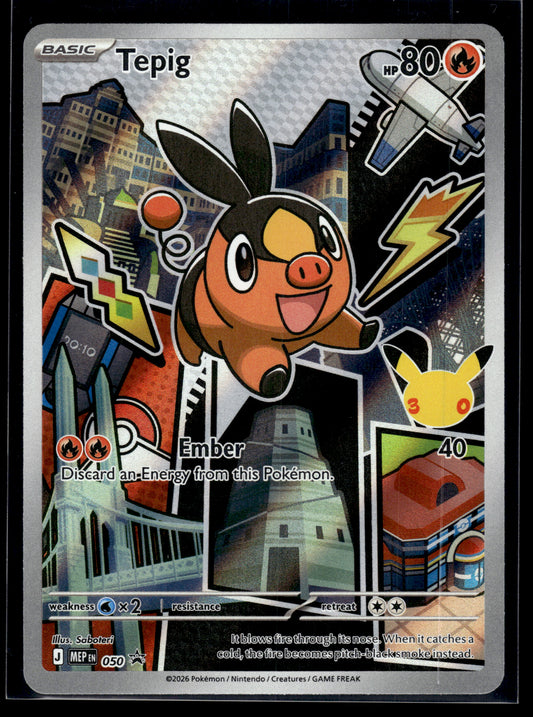 Tepig #050 Mega Evolution Promo NM