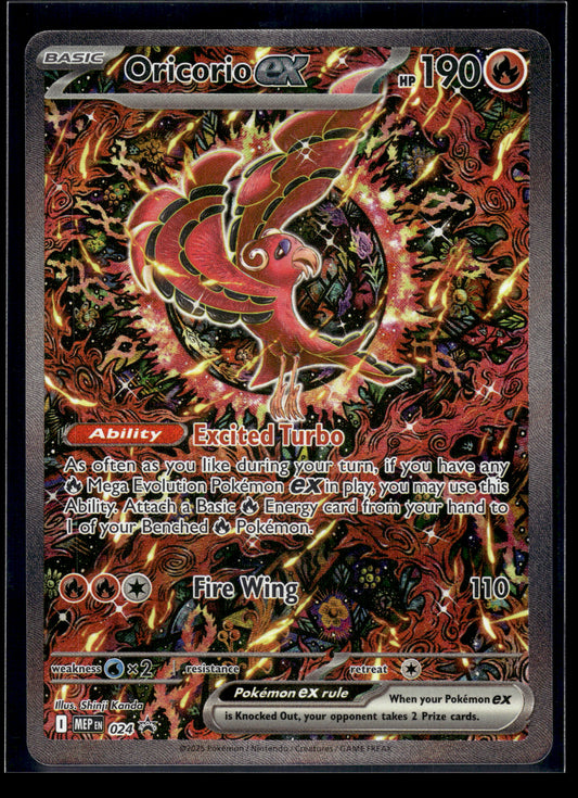 Oricorio ex #024 Mega Evolution Promo NM
