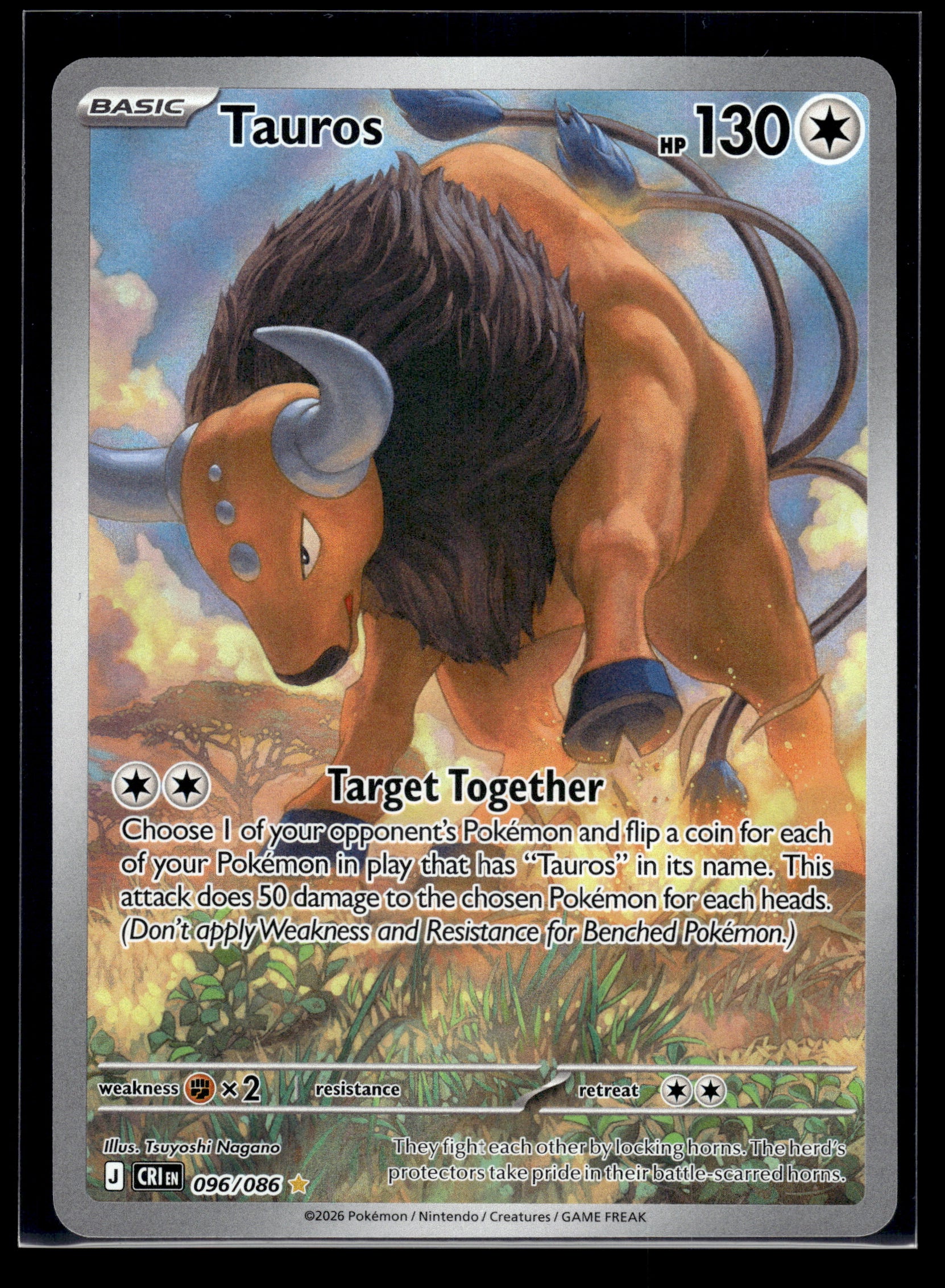 Tauros #096/086 Chaos Rising NM