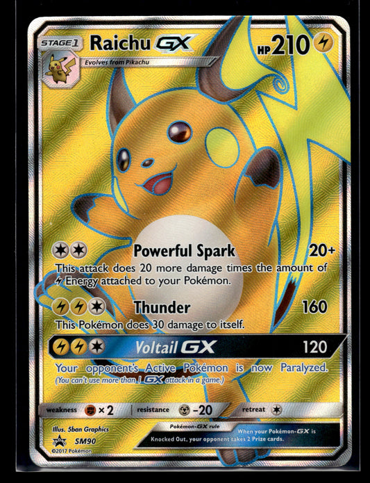 Raichu GX #SM90 Sun & Moon Promo LP