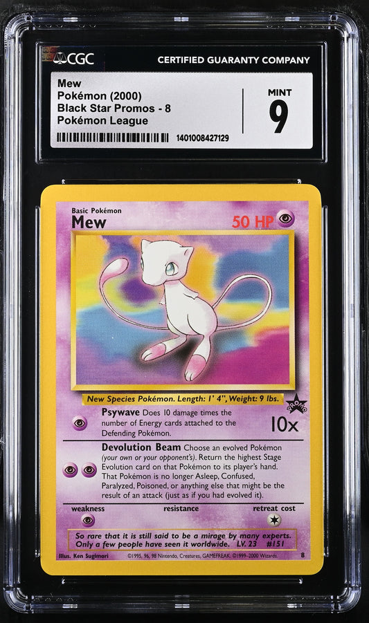 CGC 9 Mew #8 Black Star Promo