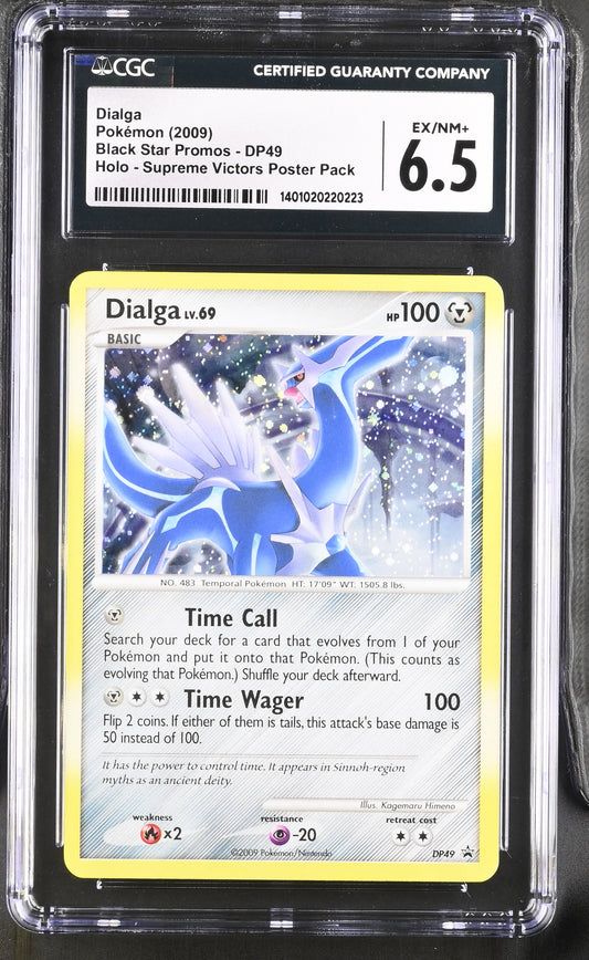 CGC 6.5 Dialga #DP49 Black Star Promo