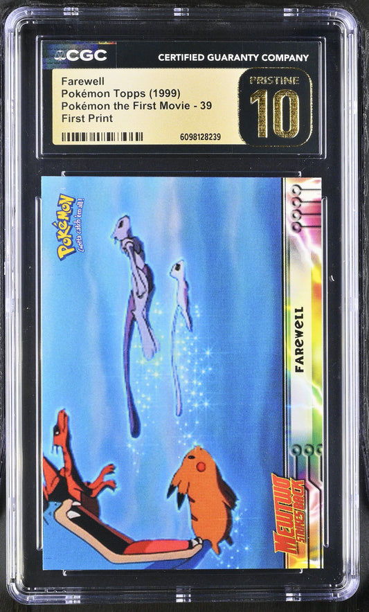 CGC 10 Farewell #39 1999 Pokmon the First Movie