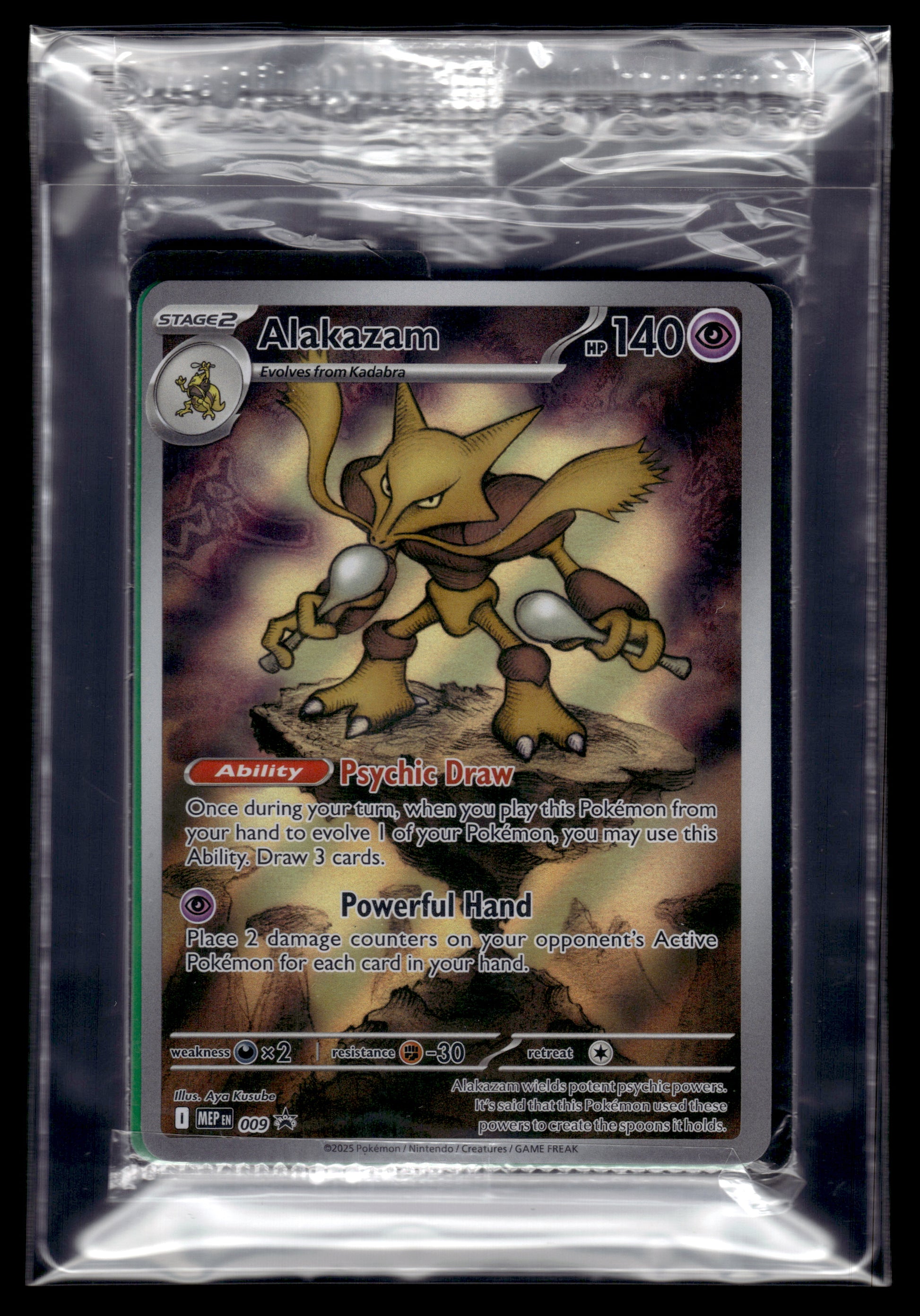 Alakazam #009 SEALED Mega Evolution Promo NM