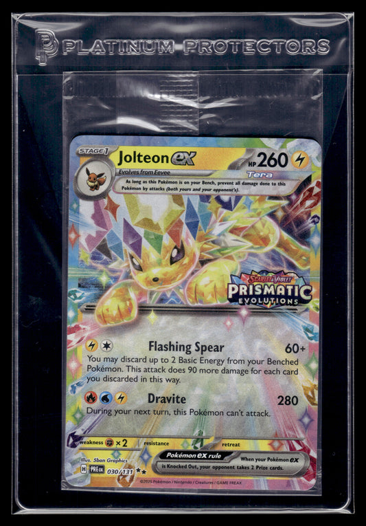 Jolteon ex #030/131 SEALED STAMPED Prismatic Evolutions NM