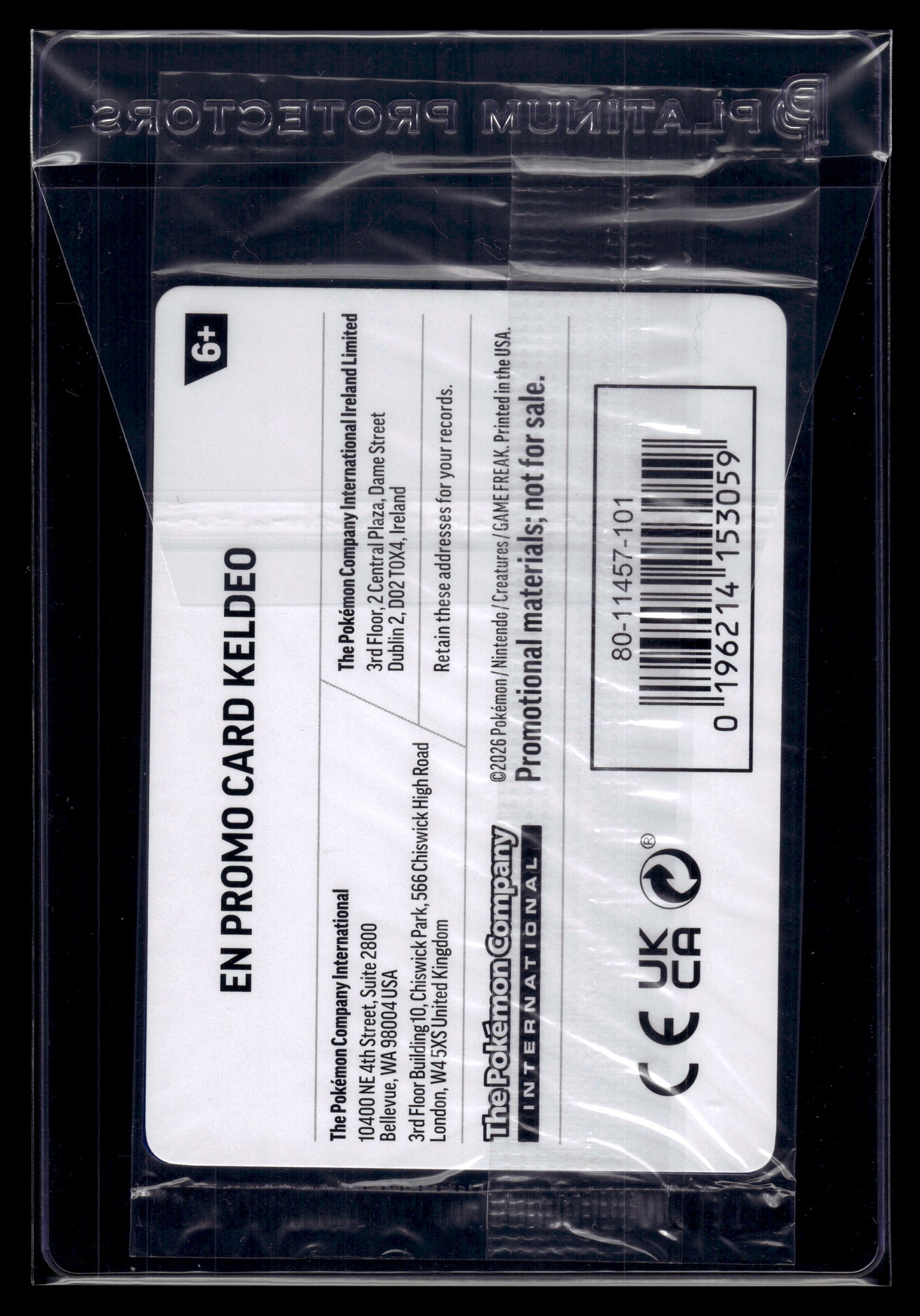 Keldeo #019/086 SEALED STAMPED Chaos Rising NM