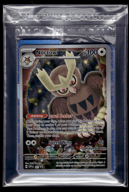 Noctowl #141 SEALED PC STAMPED Scarlet & Violet Promo VLP