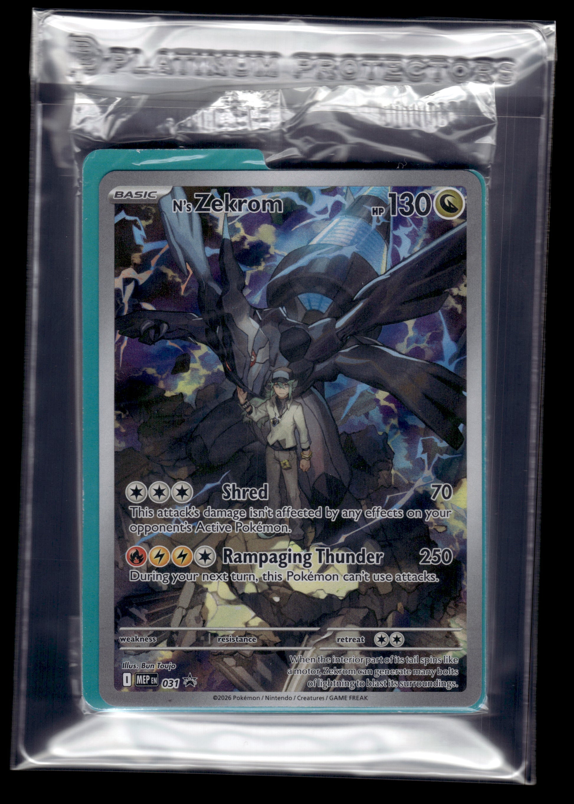 N's Zekrom #031 SEALED Mega Evolution Promo NM