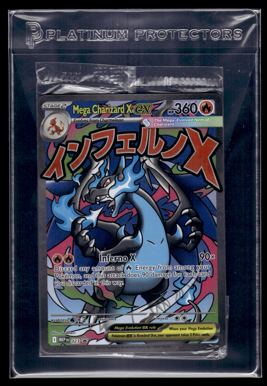 Mega Charizard X ex #023 SEALED Mega Evolution Promo NM