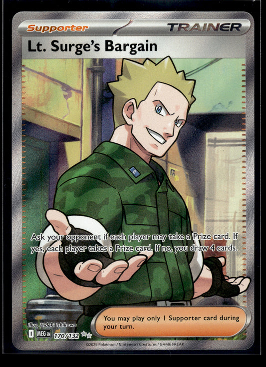 Lt. Surge's Bargain #170/132 Mega Evolution VLP