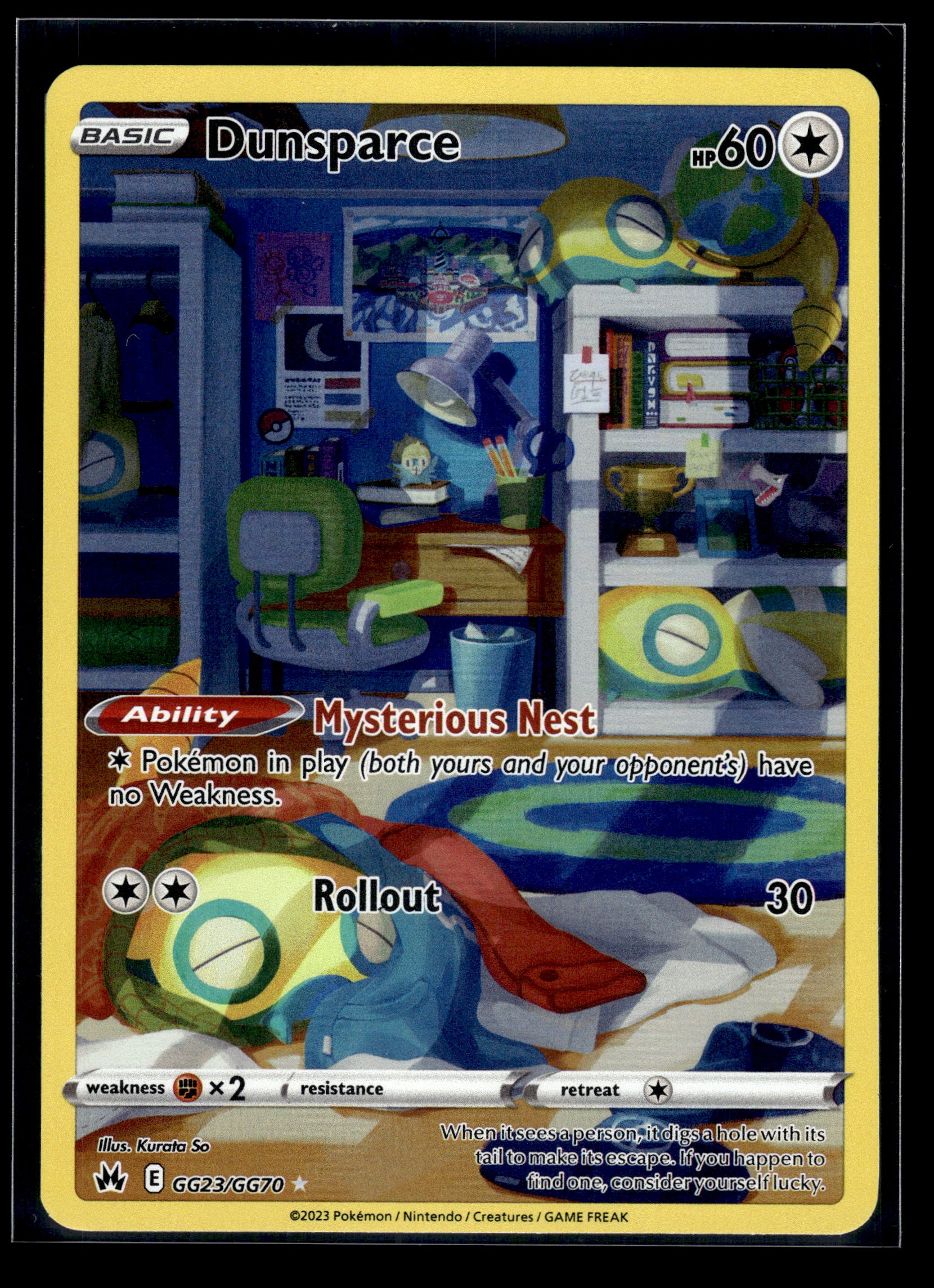 Dunsparce #GG23/GG70 Crown Zenith LP