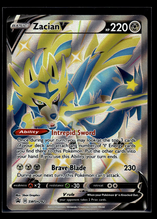 Zacian V #SWSH292 Sword & Shield Promo Card LP