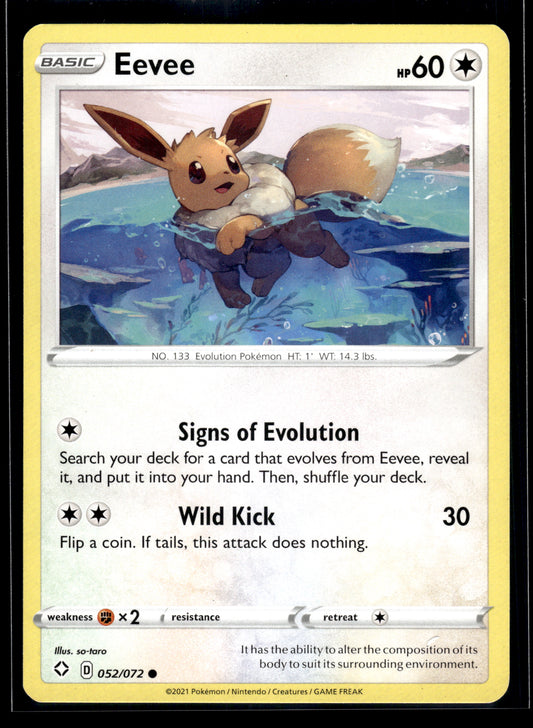 Eevee #052/072 Shining Fates LP