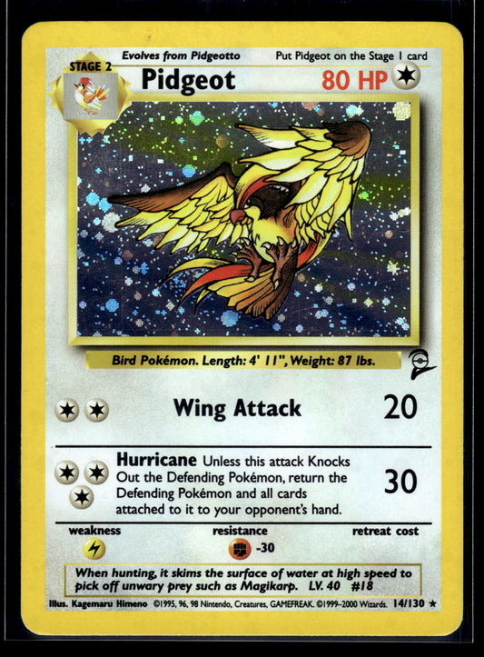 Pidgeot #014/130 Base Set 2 MP