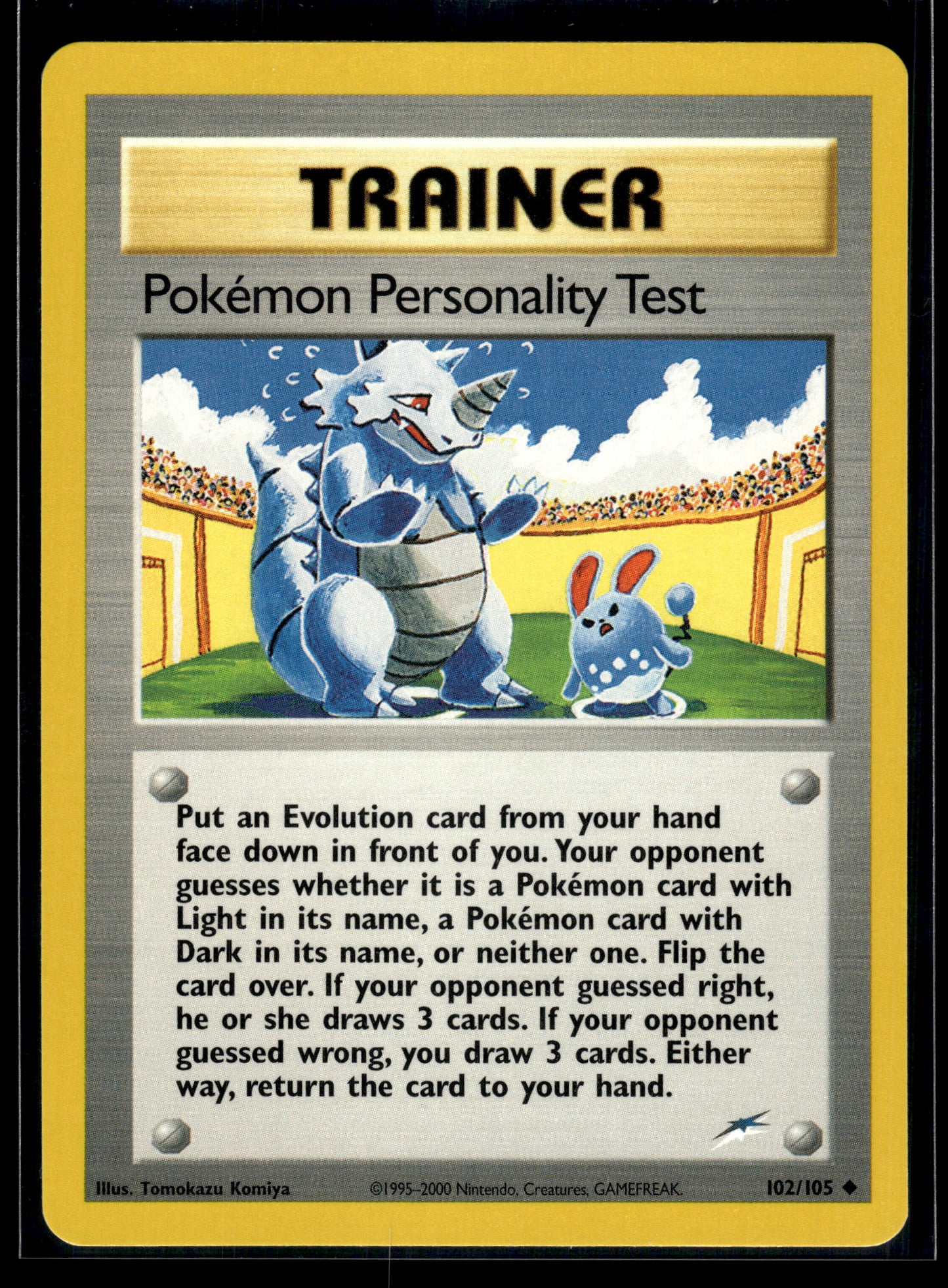 Pokemon Personality Test #102/105 Neo Destiny LP