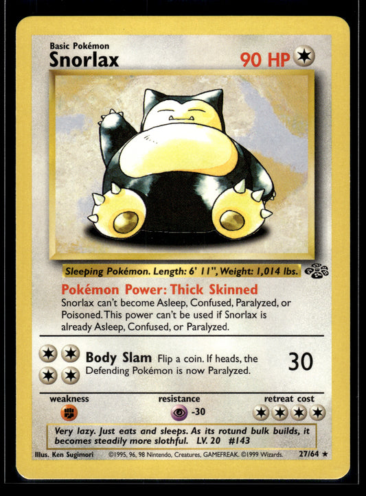 Snorlax #27/64 Jungle LP