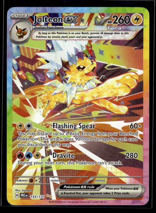 Jolteon ex #153/131 Prismatic Evolutions LP