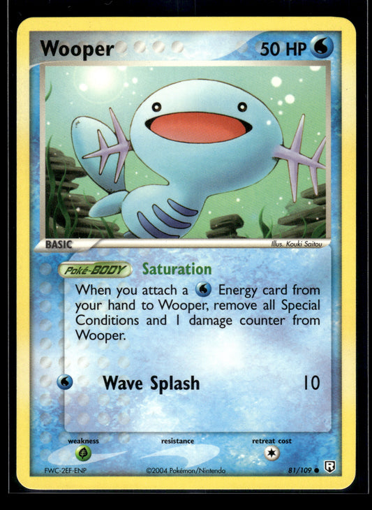 Wooper #81/109 Team Rocket Returns LP