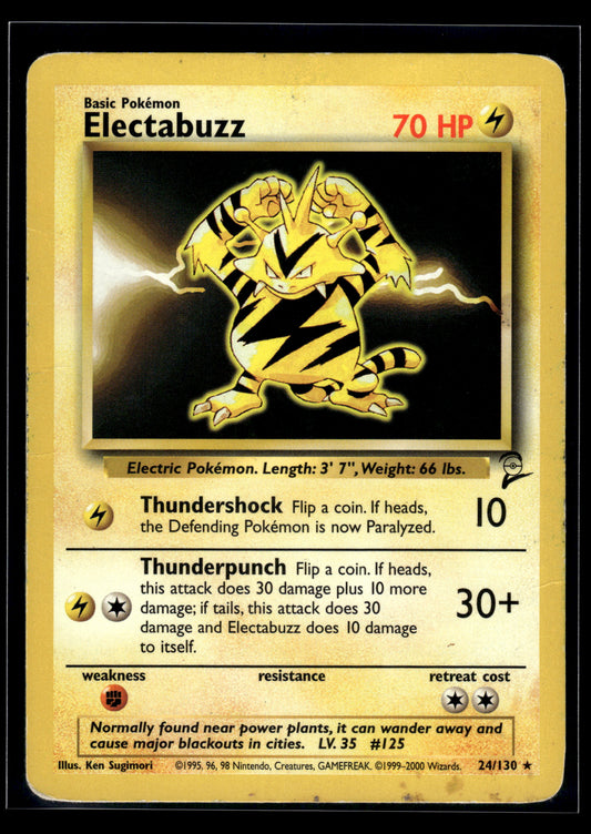Electabuzz #024/130 Base Set 2 MP