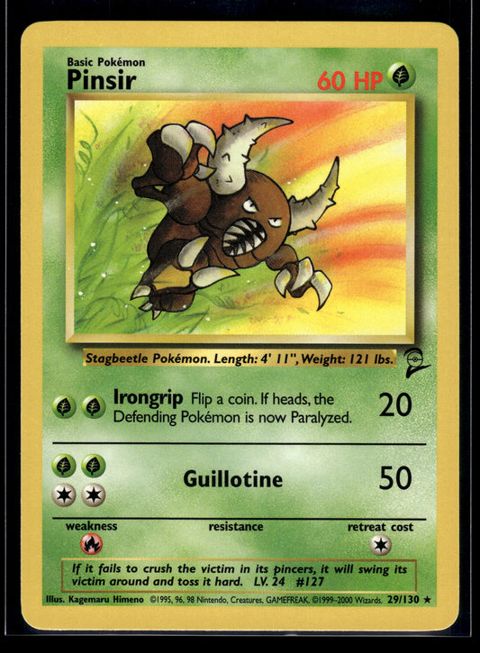 Pinsir #029/130 Base Set 2 LP