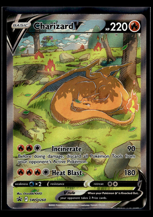 Charizard V #SWSH260 Sword & Shield Promo Cards LP