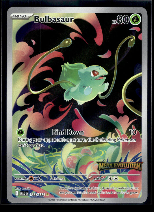 Bulbasaur #133/132 STAMPED Mega Evolution LP