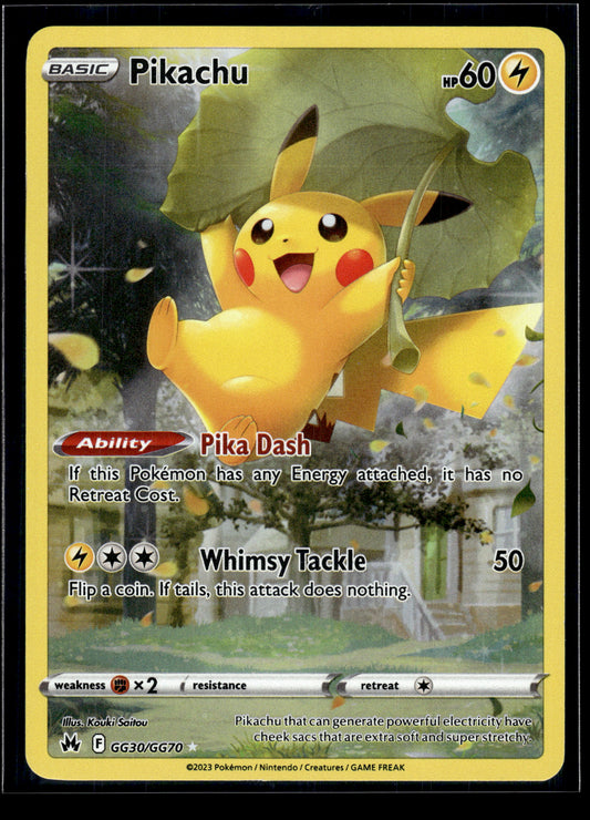 Pikachu #GG30/GG70 Crown Zenith LP