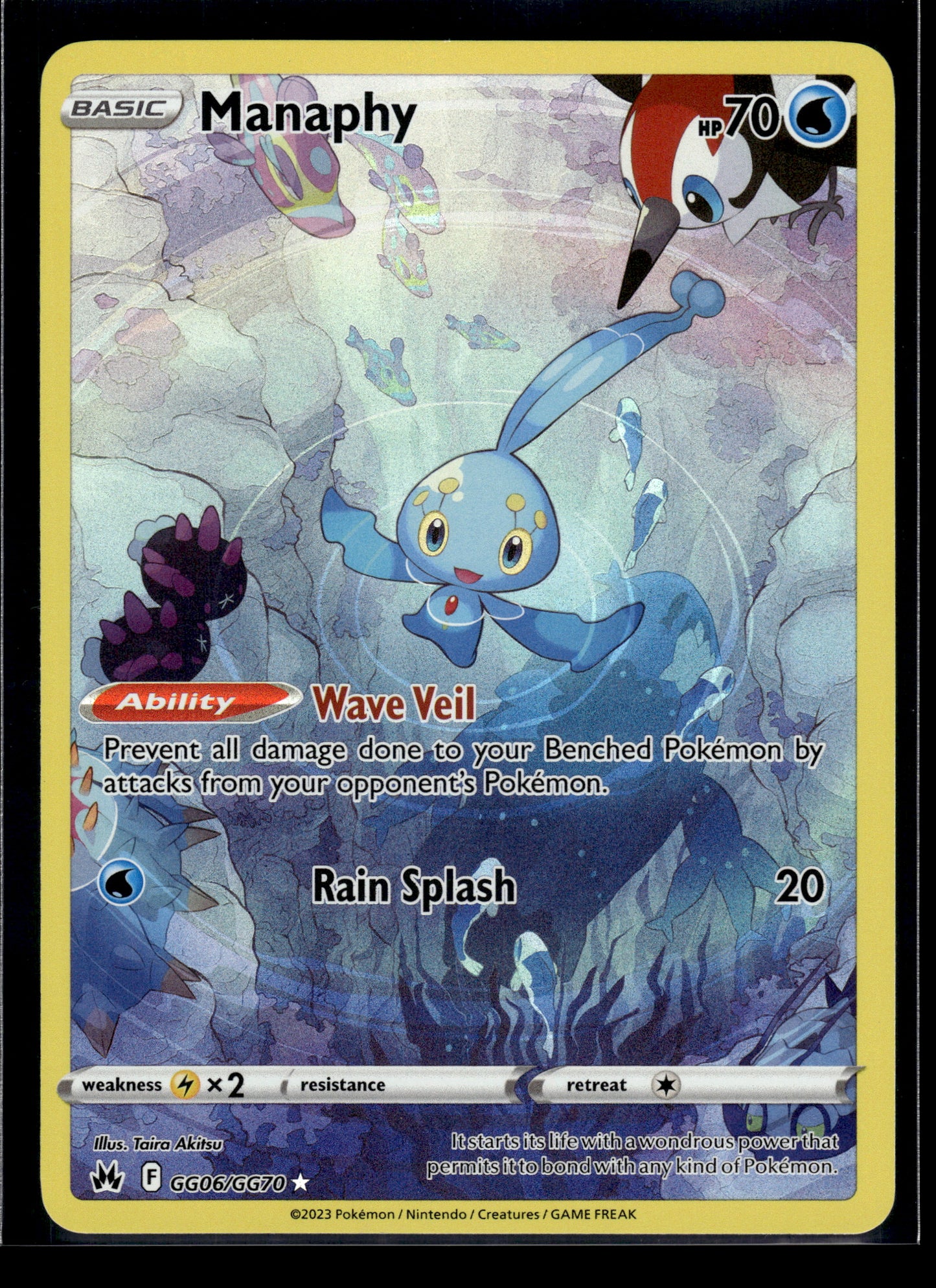Manaphy #GG06/GG70 Crown Zenith VLP