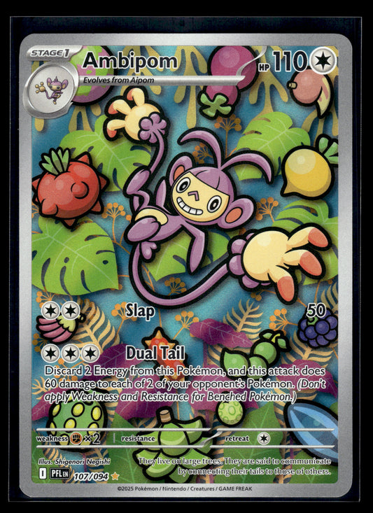Ambipom #107/094 Phantasmal Flames VLP