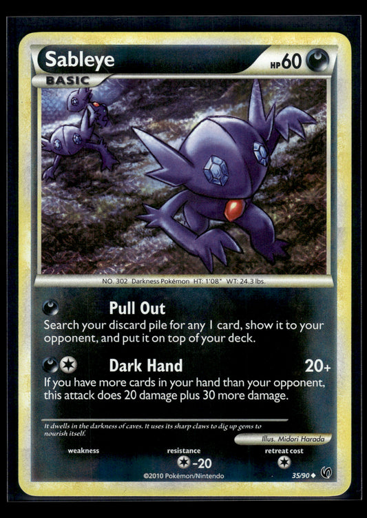 Sableye #35/90 Reverse Holo Undaunted MP