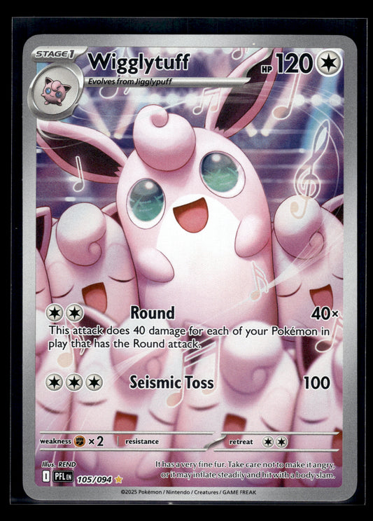 Wigglytuff #105/094 Phantasmal Flames VLP