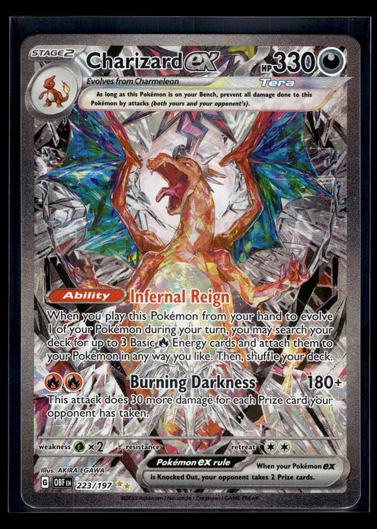 Charizard ex #223/197 Obsidian Flames LP