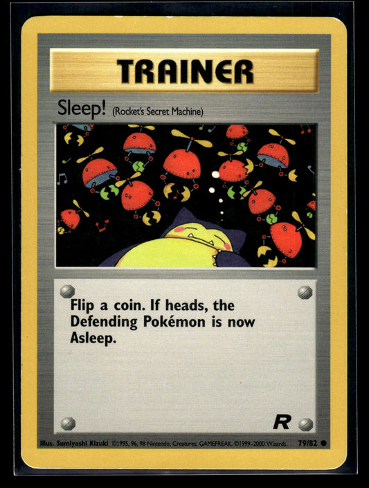 Sleep! (Rocket's Secret Machine) #79/82 Team Rocket MP