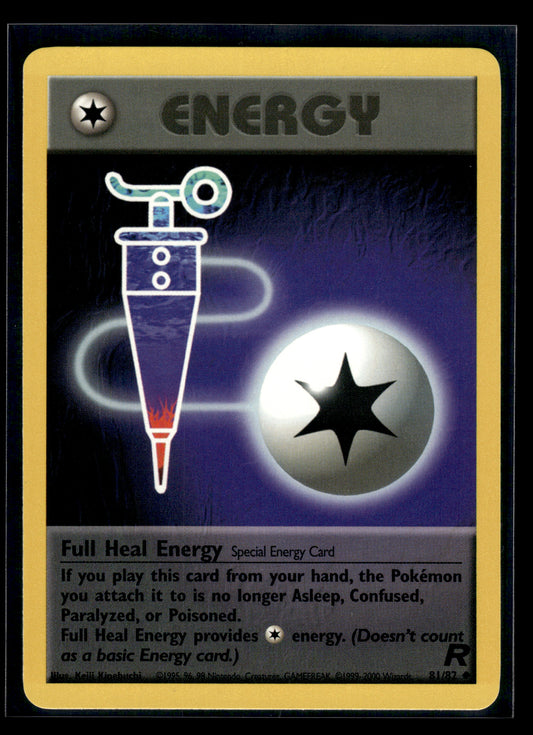 Full Heal Energy #81/82 Team Rocket LP