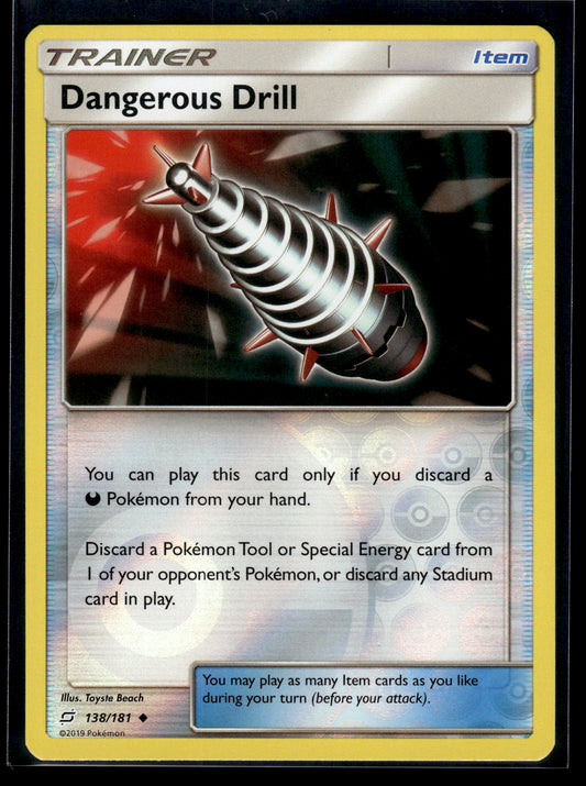 Dangerous Drill #138/181 Reverse Holo Team Up LP