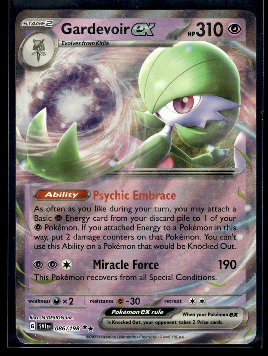 Gardevoir ex #086/198 Scarlet & Violet Base Set LP
