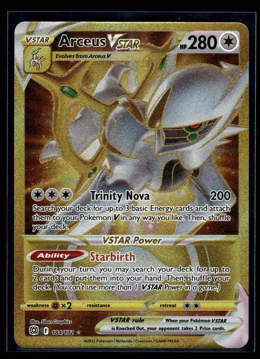 Arceus VSTAR #184/172 Brilliant Stars LP