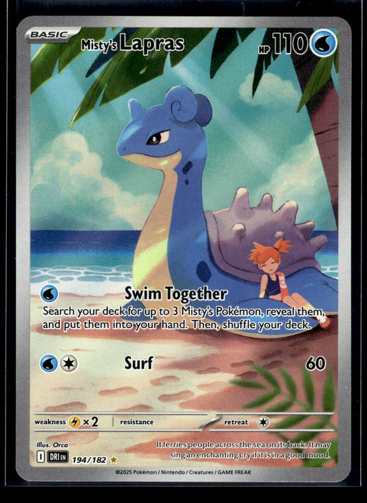 Misty's Lapras #194/182 Destined Rivals VLP