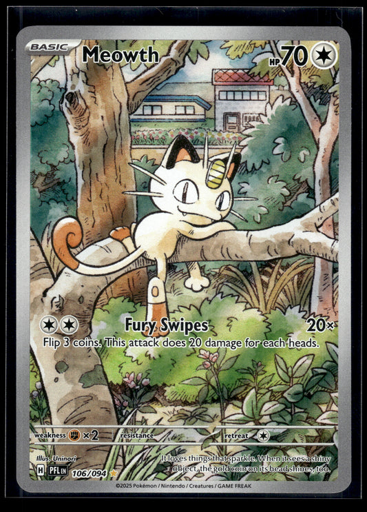 Meowth #106/094 Phantasmal Flames VLP