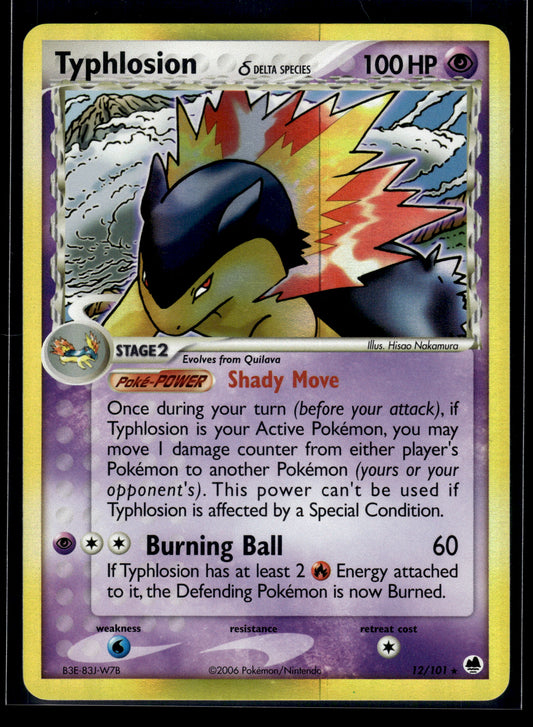 Typhlosion (Delta Species) #12/101 Dragon Frontiers LP