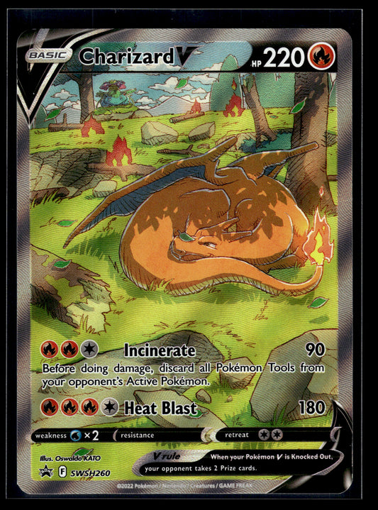 Charizard V #SWSH260 Sword & Shield Promo LP