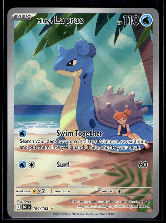 Misty's Lapras #194/182 Destined Rivals LP
