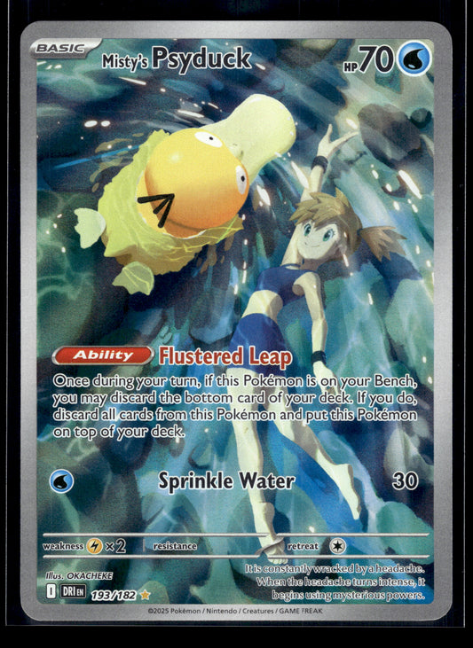 Misty's Psyduck #193/182 Destined Rivals LP