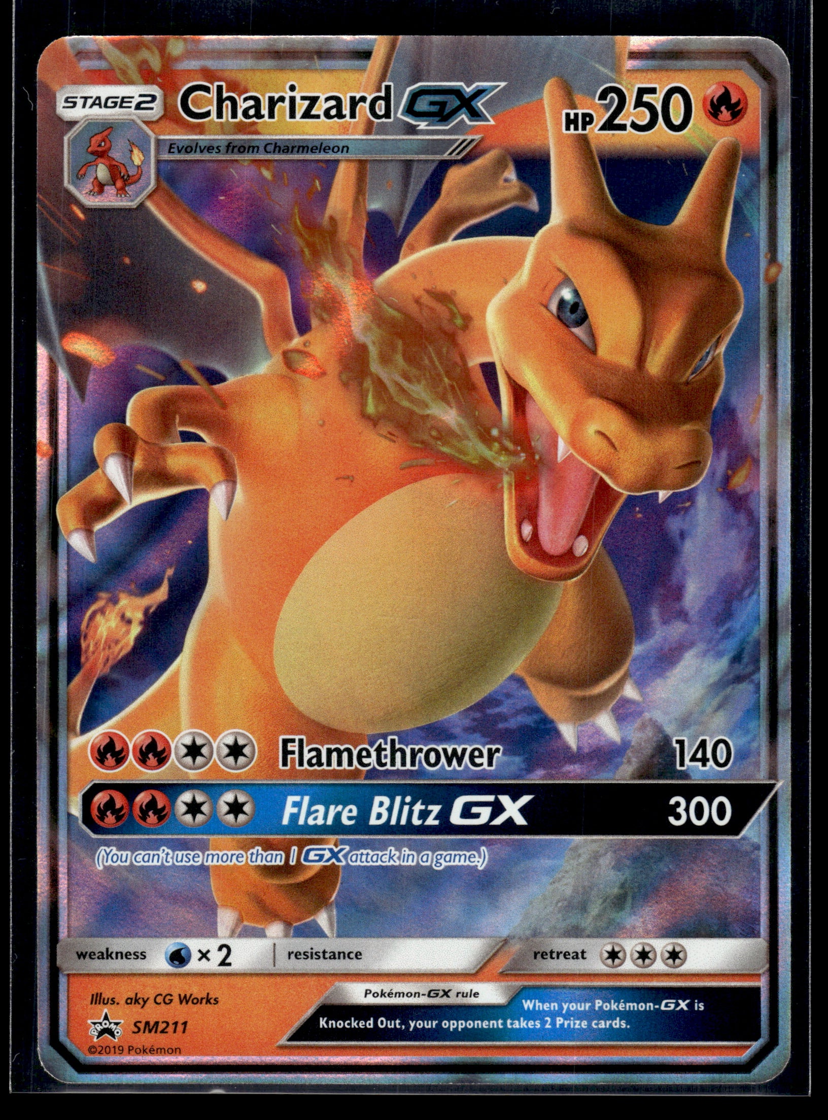Charizard GX #SM211 Sun & Moon Promo VLP
